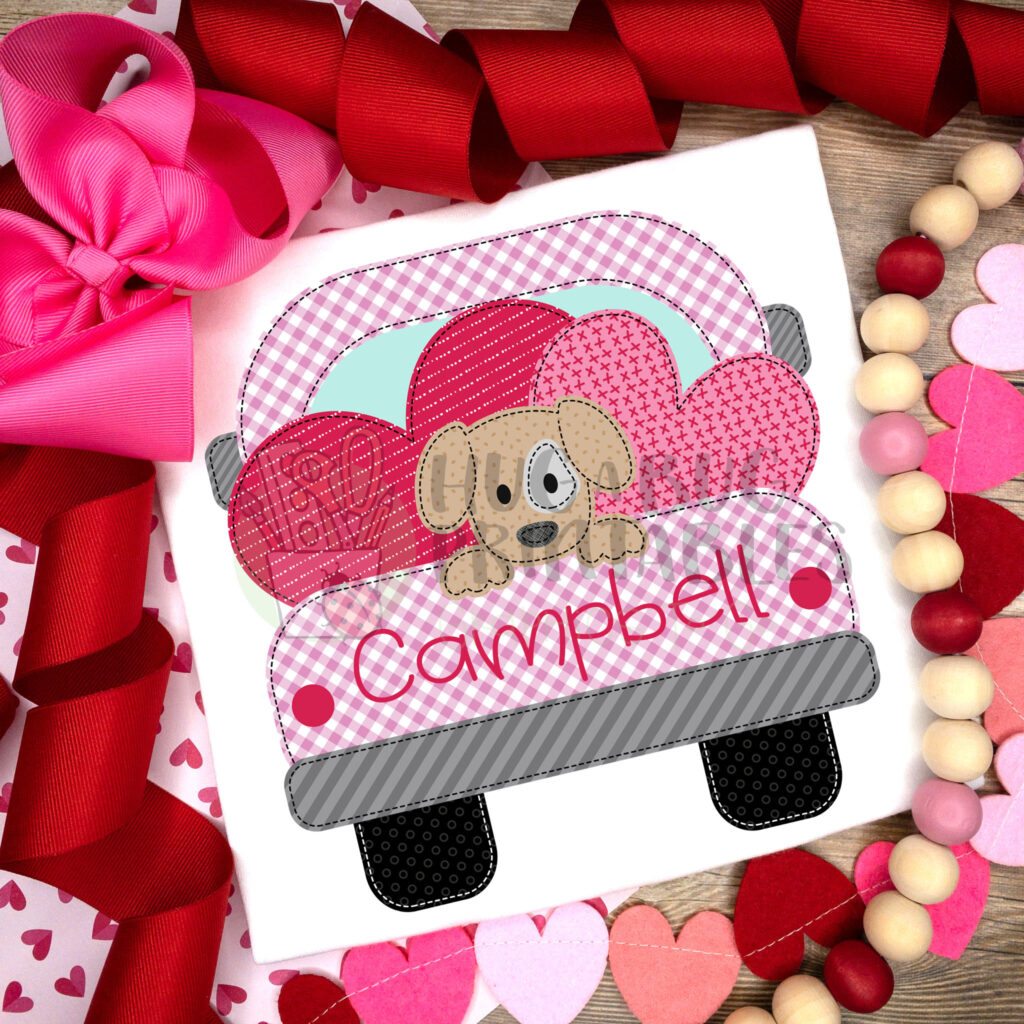 Truck Pup Hearts Faux Applique Digital File JPG PNG Hug A Bug Printables truck-pup-hearts-faux-applique-digital-file-jpg-png-hug-a-bug-printables